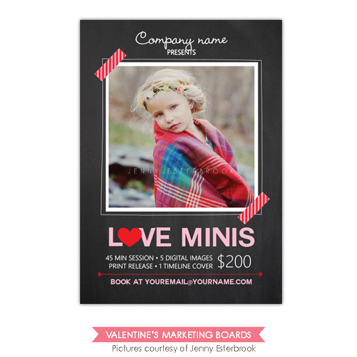 Photography Marketing board | Mini chalkboard