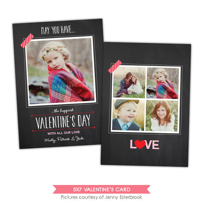 Valentine Photocard Template | Valentine wishes