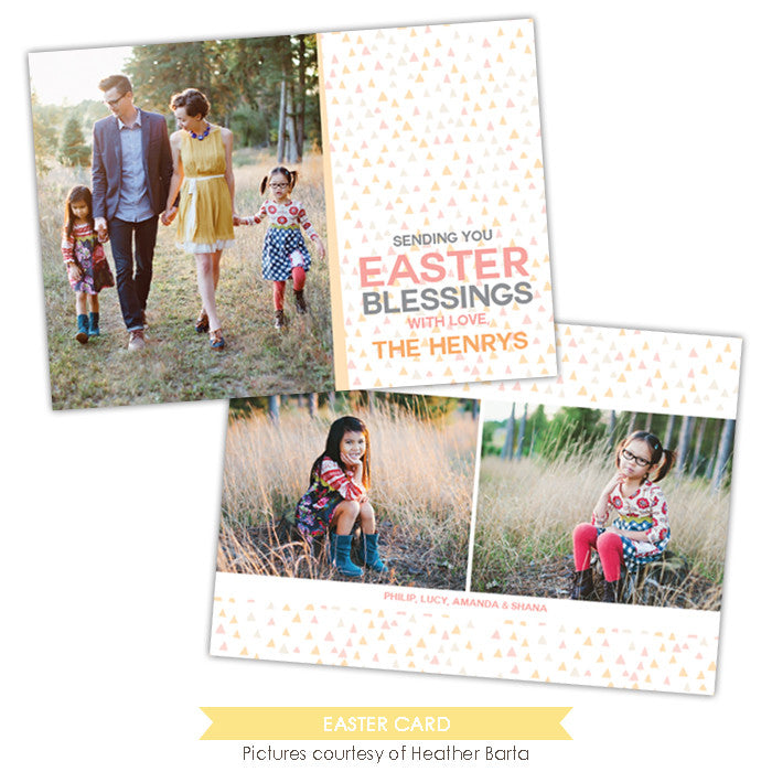 Easter photo card | Special confetti