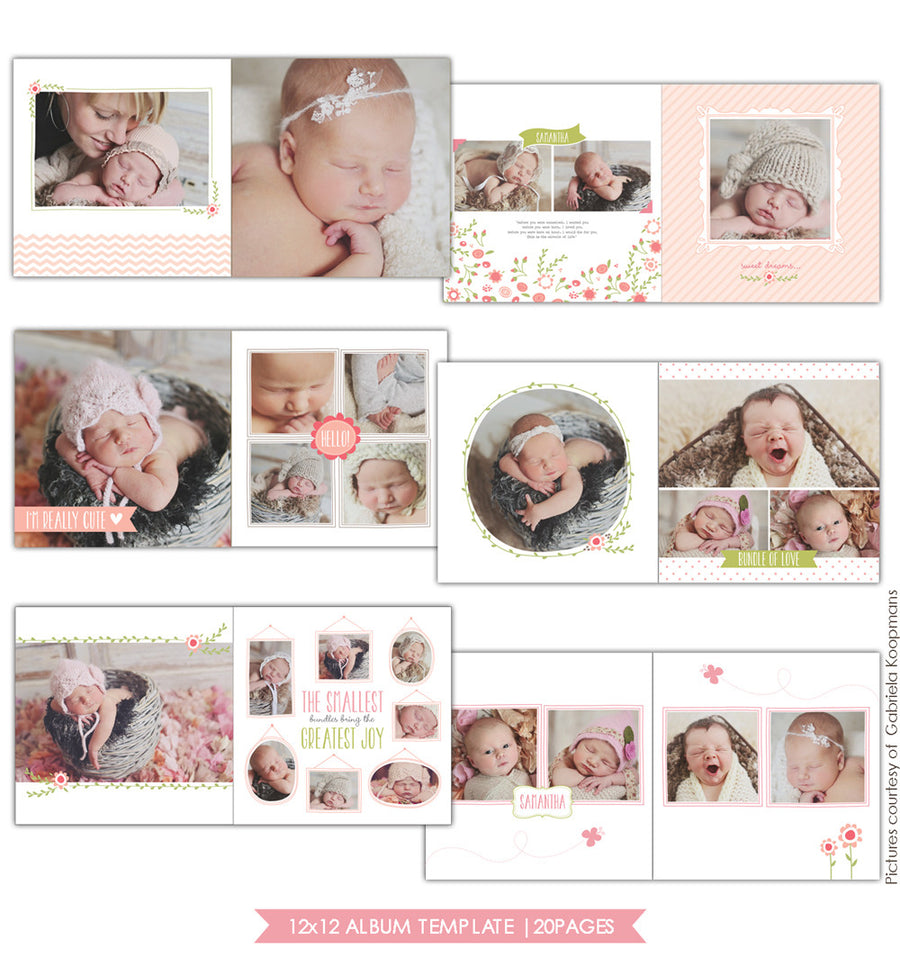 Bundle of love | 12x12 Album template