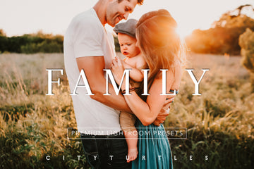 Natural Outdoor FAMILY Portrait Lightroom Presets