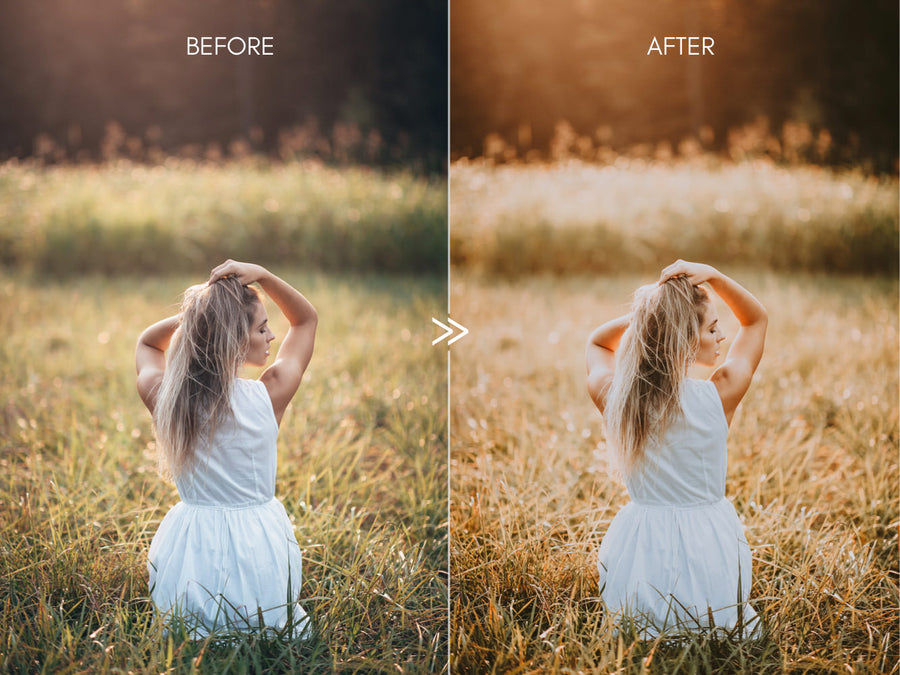 Sunny GOLDEN GLOW Outdoor Lightroom Presets