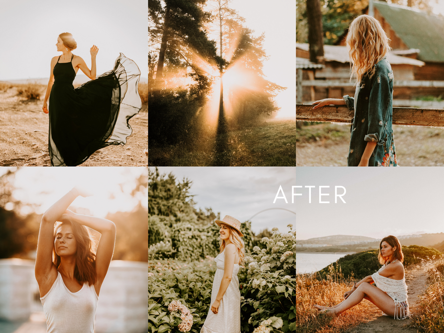 Sunny GOLDEN GLOW Outdoor Lightroom Presets