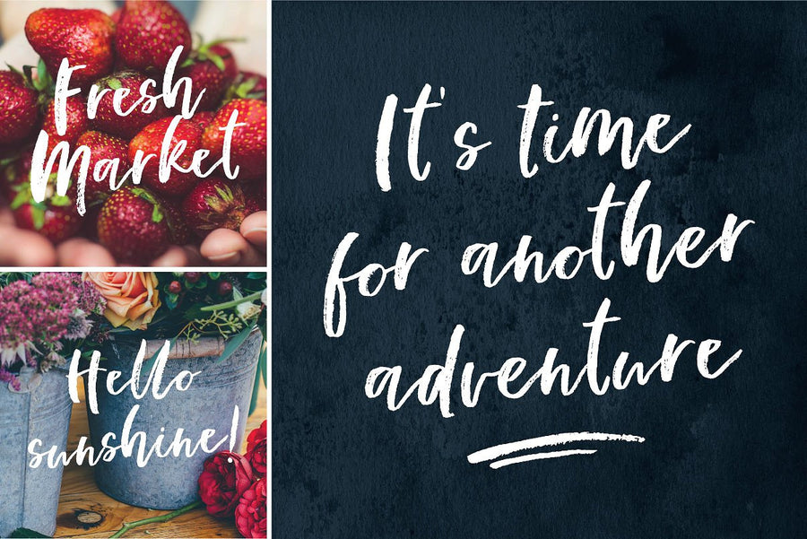 Happy Letters Brush Script font