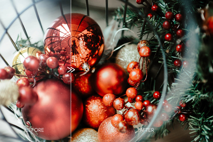 Rich Vibrant HOLLY Holiday Lightroom Presets