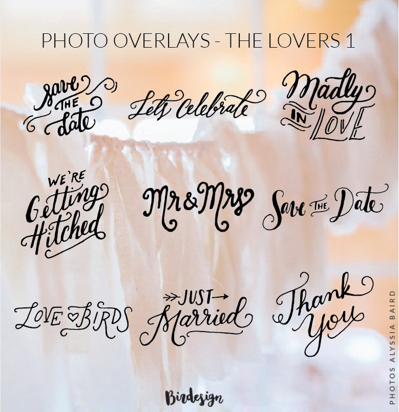 Photo Overlays | The Lovers Vol. 1