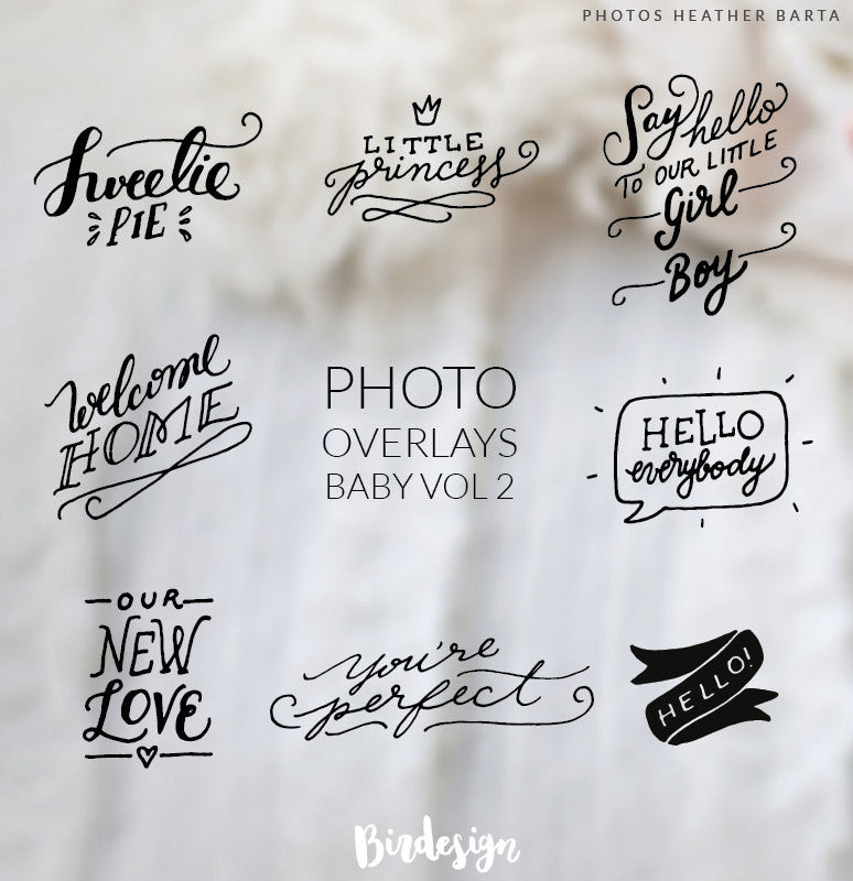 Photo Overlays | Welcome Baby Vol. 2