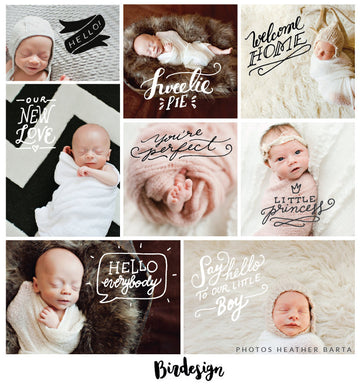 Photo Overlays | Welcome Baby Vol. 2