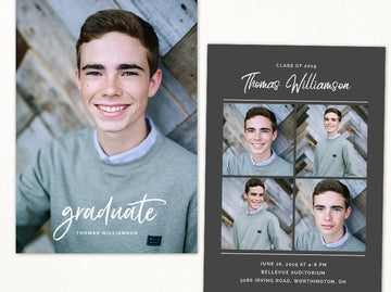 Graduation Announcement - 5x7 Card - os126