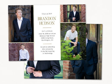 Graduation Announcement - 5x7 Card - os99