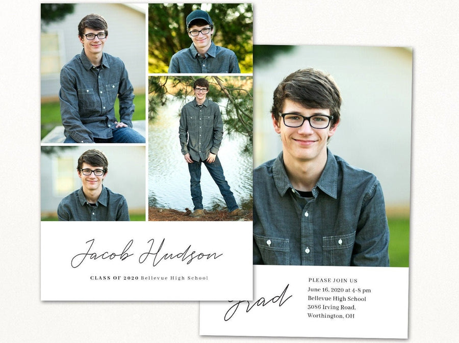Graduation Announcement - 5x7 Card - os111