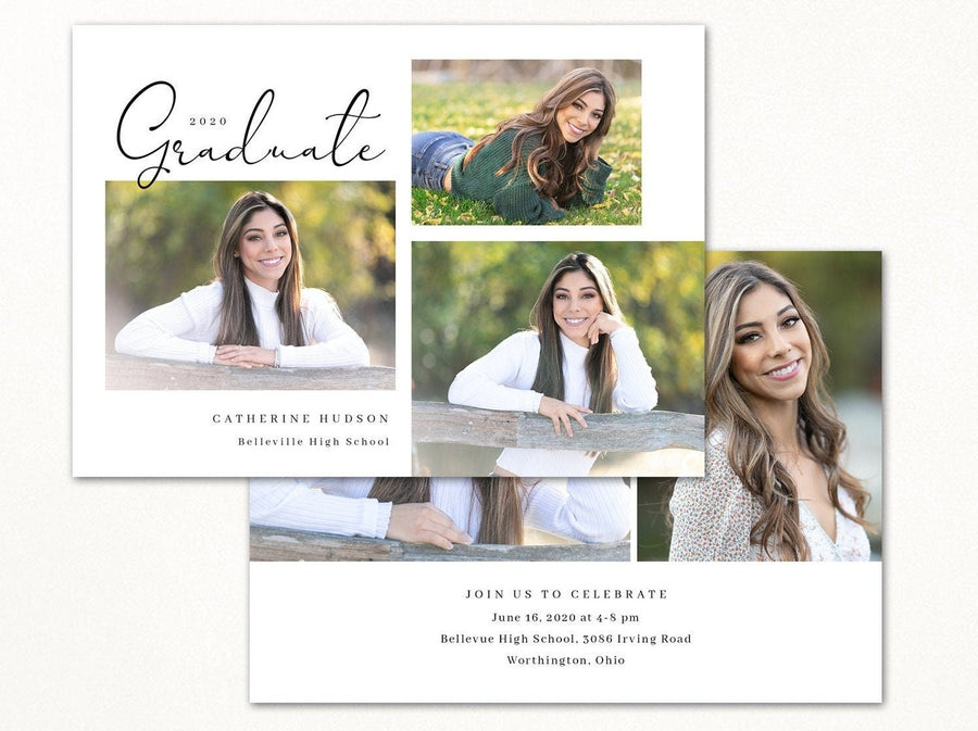 Graduation Announcement - 5x7 Card - os153