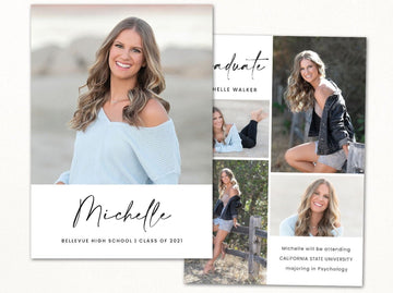 Graduation Announcement - 5x7 Card - os102