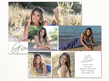 Graduation Announcement - 5x7 Card - os89