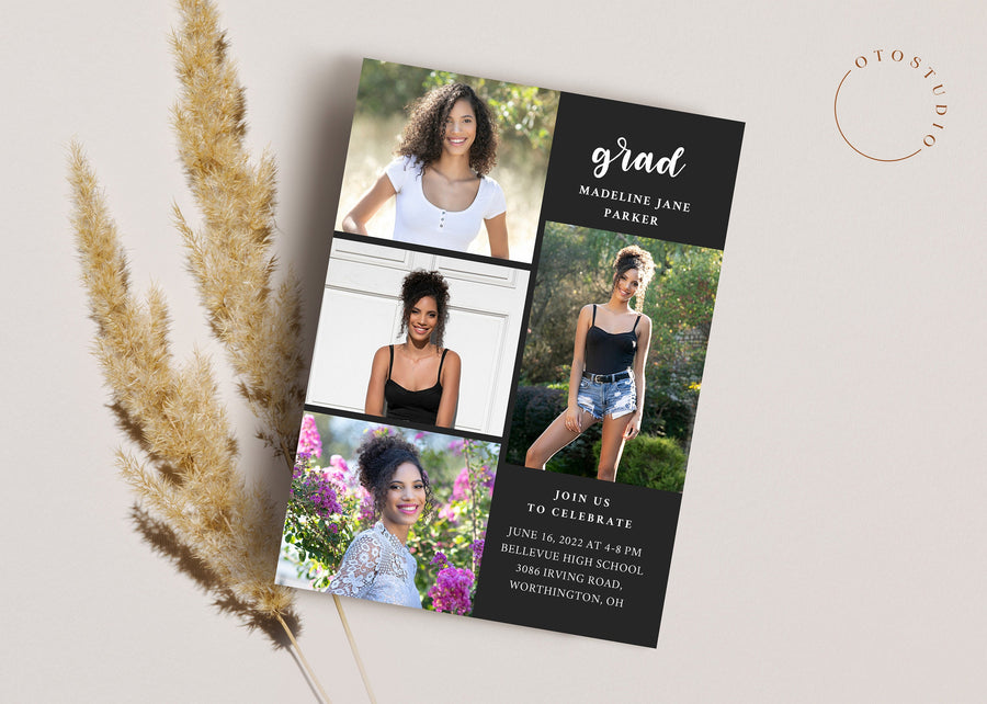 Graduation Announcement - 5x7 Card - os116