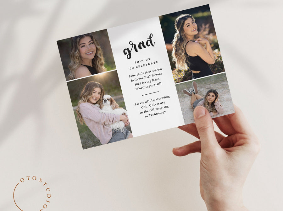 Graduation Announcement - 5x7 Card - os130