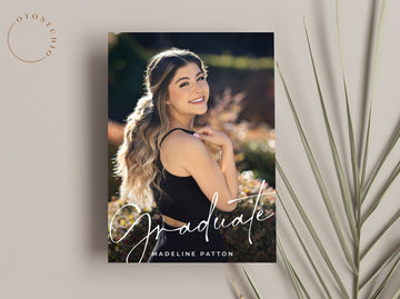 Graduation Announcement - 5x7 Card - os143