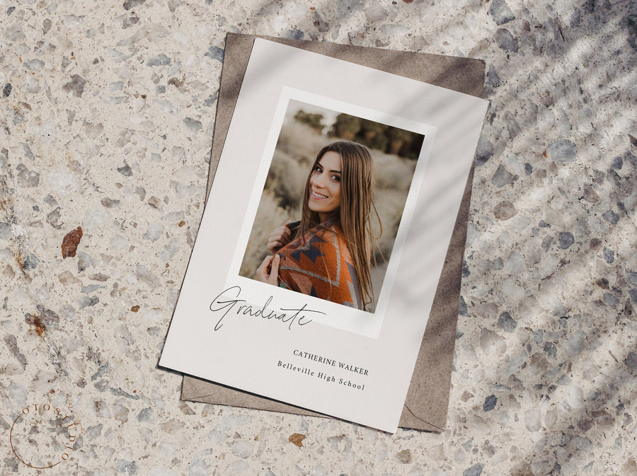 Graduation Announcement - 5x7 Card - os123