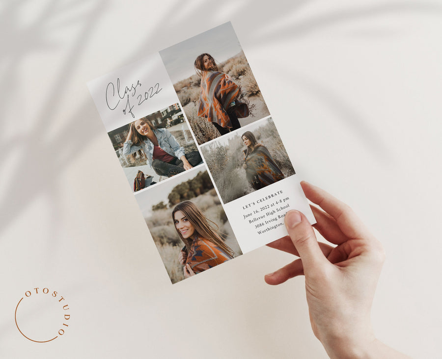 Graduation Announcement - 5x7 Card - os123