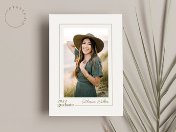 Graduation Announcement - 5x7 Card - os141