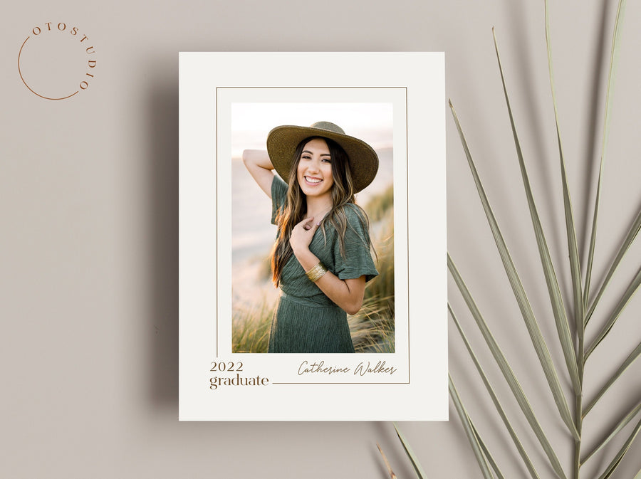 Graduation Announcement - 5x7 Card - os141