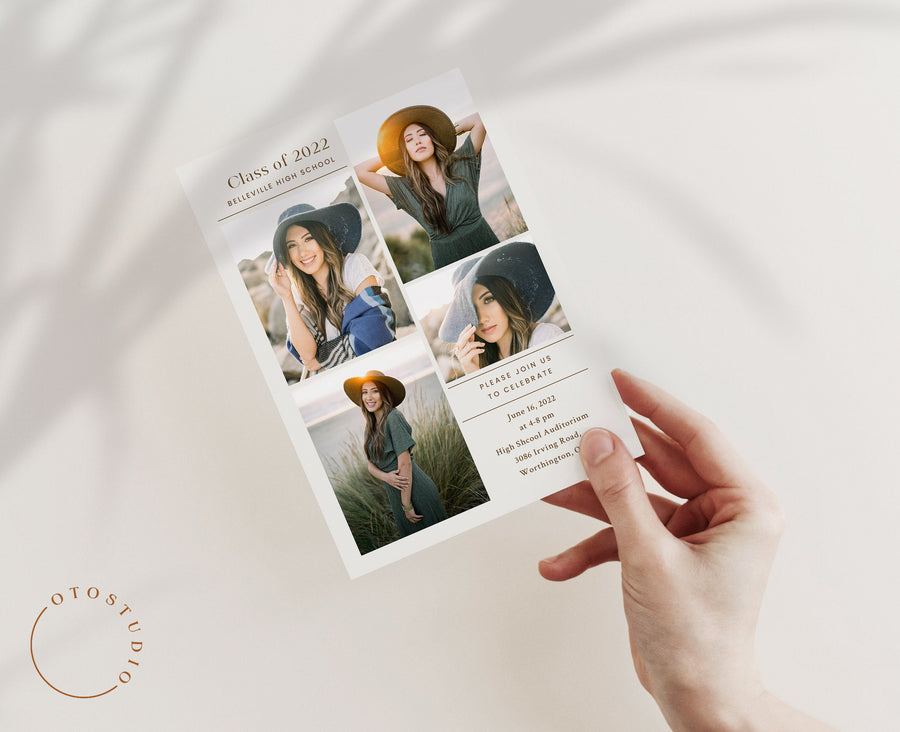Graduation Announcement - 5x7 Card - os141