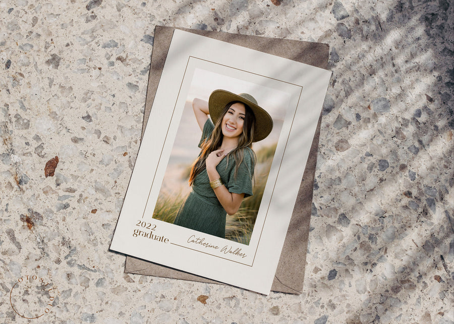 Graduation Announcement - 5x7 Card - os141