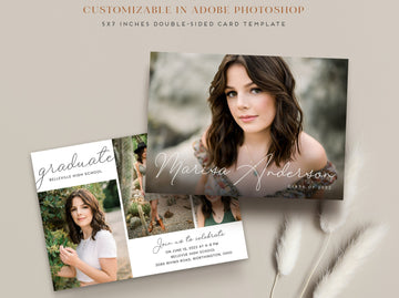 Graduation Announcement - 5x7 Card - os145