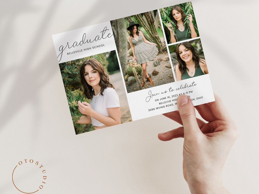 Graduation Announcement - 5x7 Card - os145