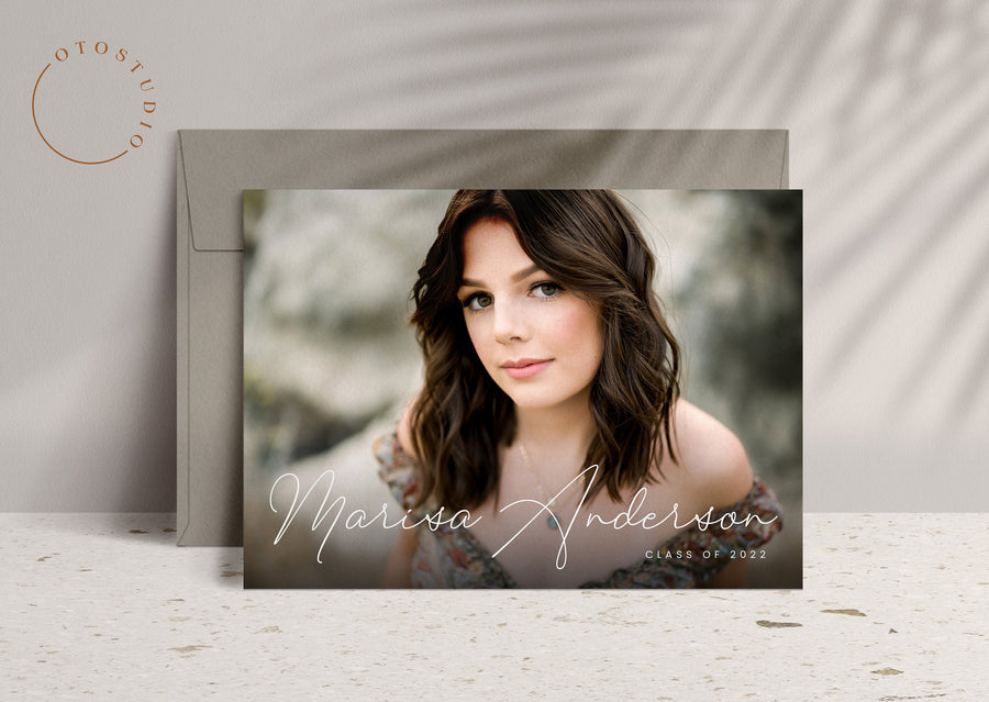 Graduation Announcement - 5x7 Card - os145