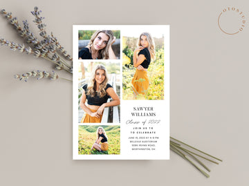 Graduation Announcement - 5x7 Card - os147