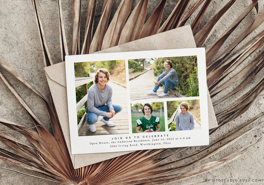 Graduation Announcement - 5x7 Card - os152