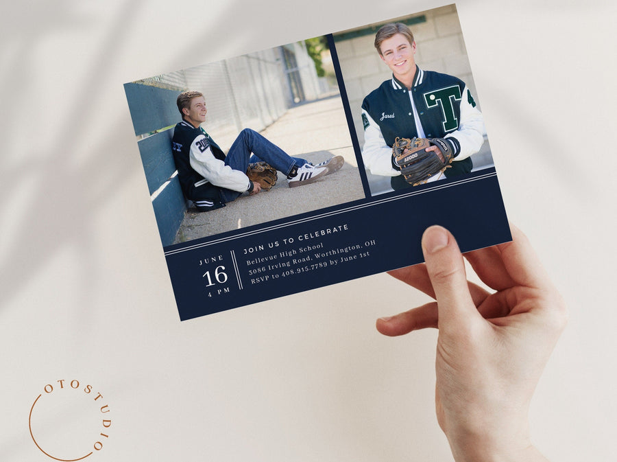 Graduation Announcement - 5x7 Card - os148