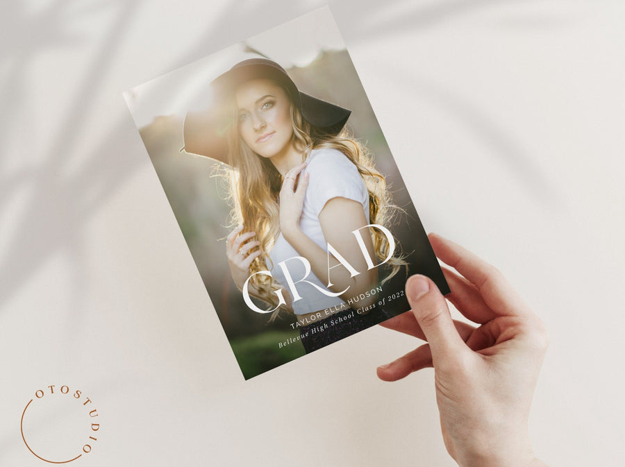 Graduation Announcement - 5x7 Card - os114