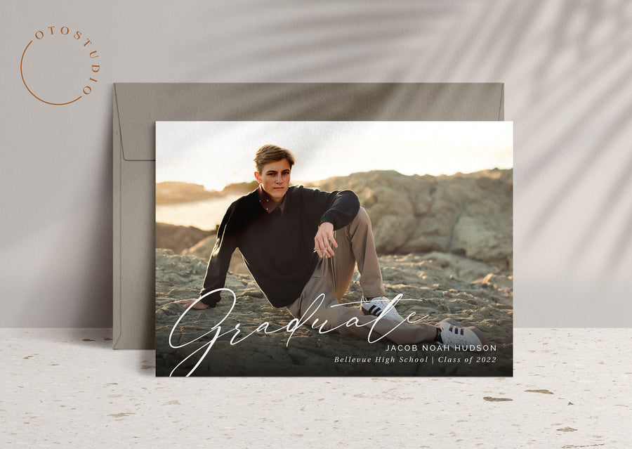 Graduation Announcement - 5x7 Card - os91