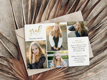 Graduation Announcement - 5x7 Card - os94