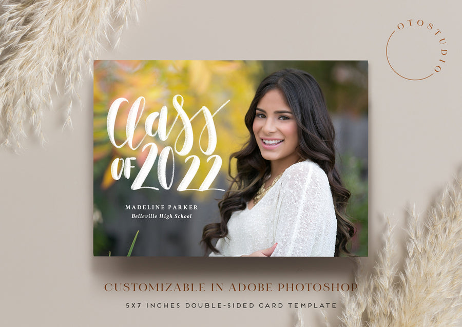 Graduation Announcement - 5x7 Card - os110