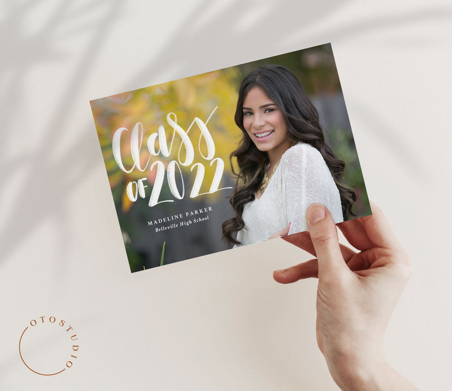 Graduation Announcement - 5x7 Card - os110