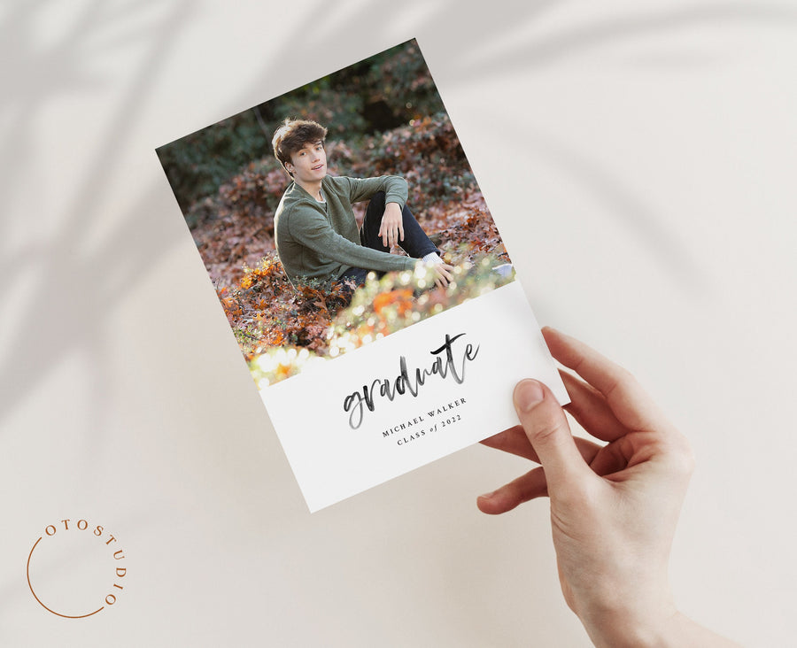 Graduation Announcement - 5x7 Card - os132