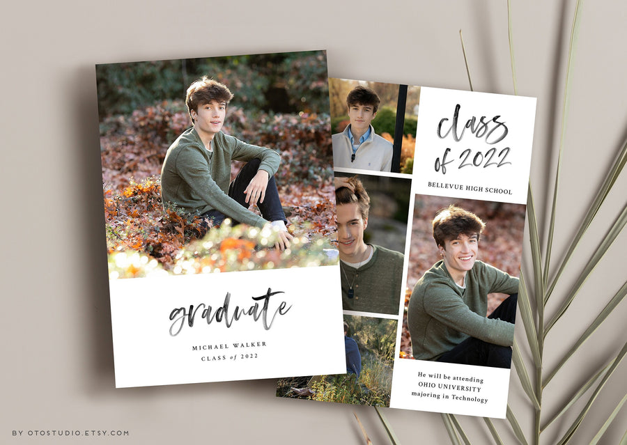 Graduation Announcement - 5x7 Card - os132
