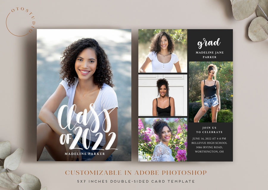 Graduation Announcement - 5x7 Card - os116