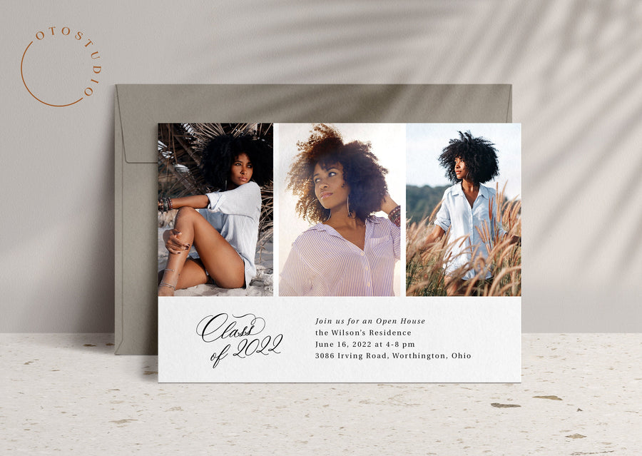 Graduation Announcement - 5x7 Card - os107