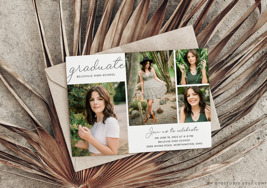 Graduation Announcement - 5x7 Card - os145