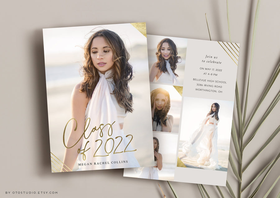 Graduation Announcement - 5x7 Card - os142