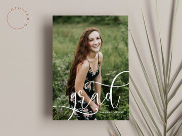 Graduation Announcement - 5x7 Card - os149