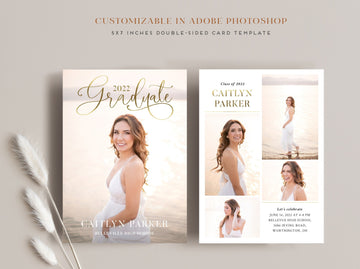 Graduation Announcement - 5x7 Card - os160
