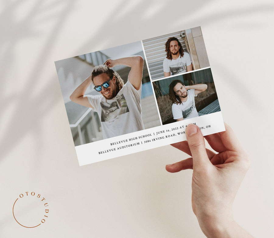 Graduation Announcement - 5x7 Card - os136