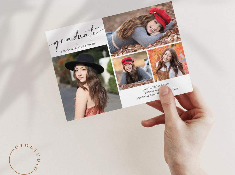 Graduation Announcement - 5x7 Card - os103