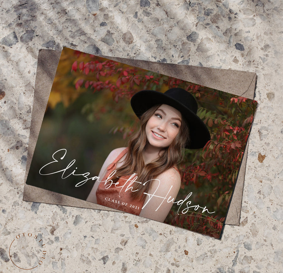 Graduation Announcement - 5x7 Card - os103