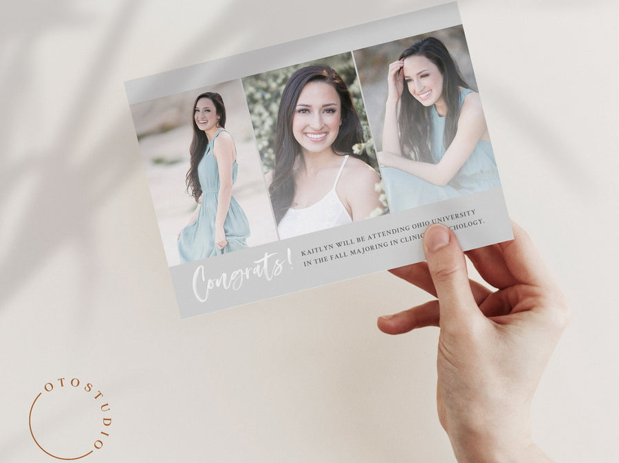 Graduation Announcement - 5x7 Card - os131